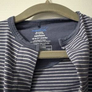 Magnetic Me Navy and White Striped Kids Pajamas